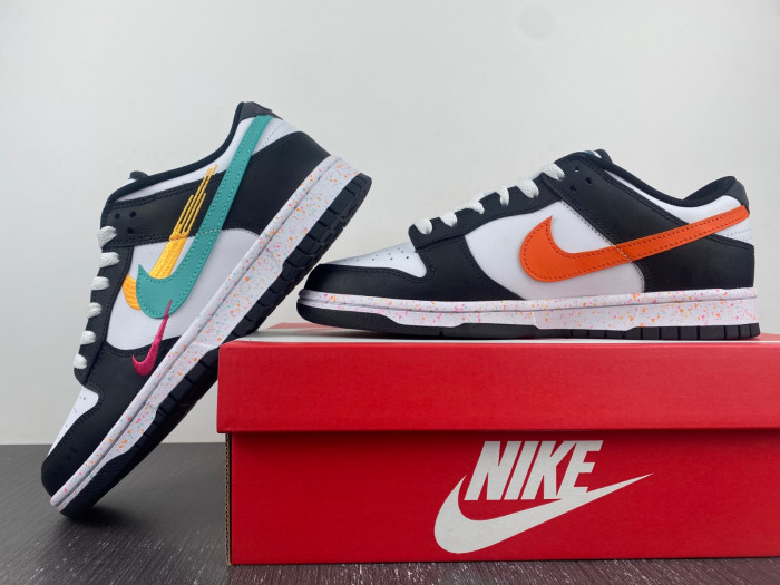 nike dunk low multiple s*hes white washed teal fd4623-131