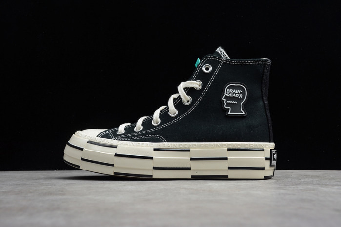 converse chuck taylor all-star 70s high brain dead black c0004