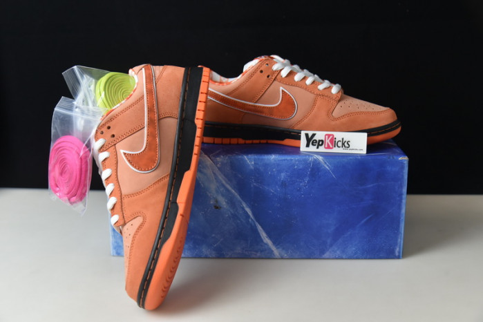 nike dunk low concepts orange lobster fd8776-800