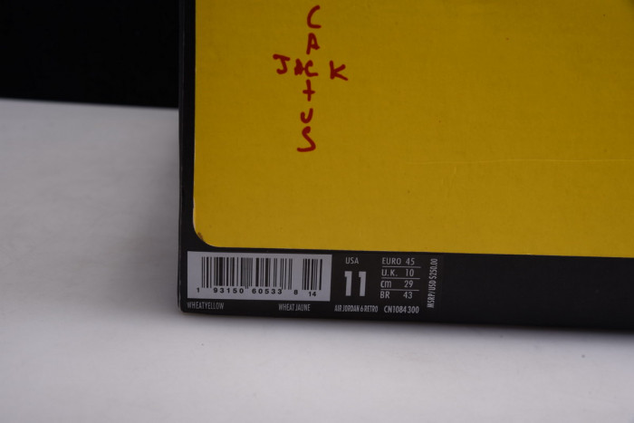 travis scott x air jordan 6 cn1084-300