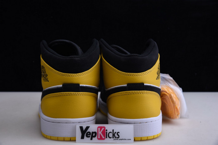 air jordan 1 mid yellow toe black 852542-071