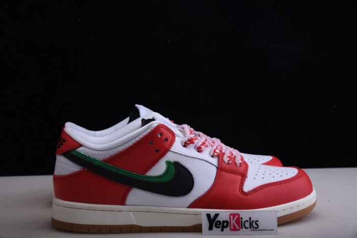 frame skate x nike sb dunk low ct2550-600