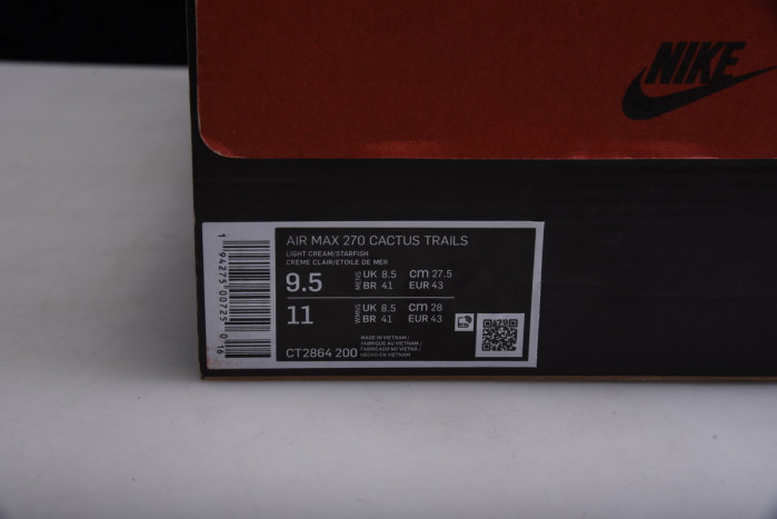 travis scott x nike air max 270 react ct2864-200