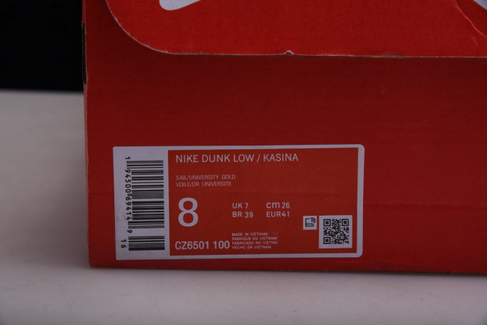 kasina x nike dunk low cz6501-100