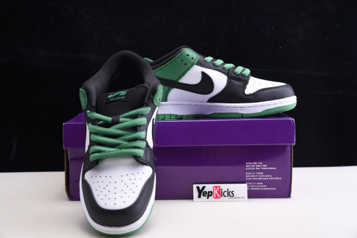 nike sb dunk low “classic green” bq6817-302