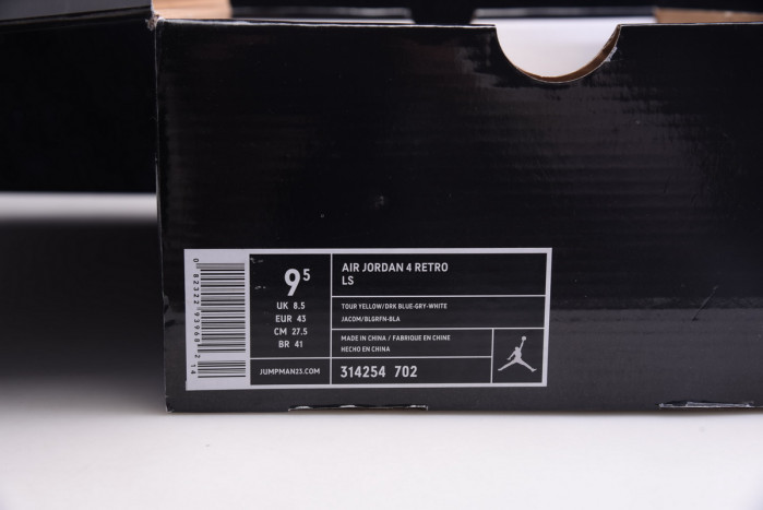 air jordan 4 retro “lightning” 314254-702