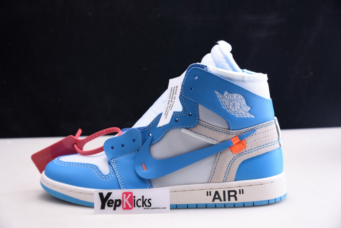 air jordan 1 x ow university blue aq0818-148