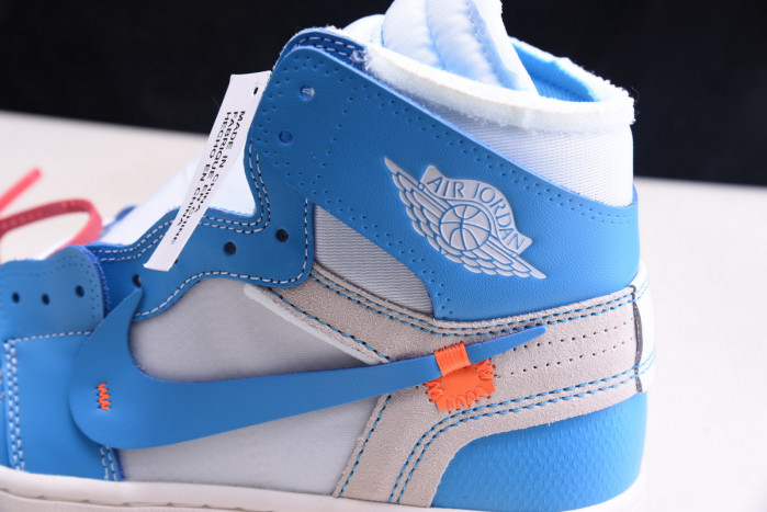 air jordan 1 x ow university blue aq0818-148