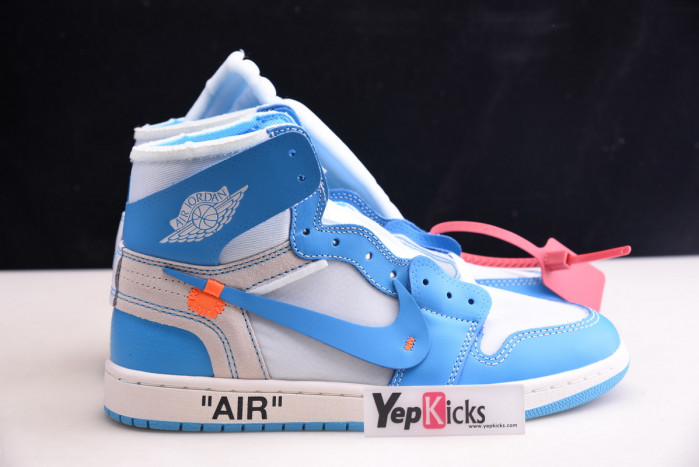 air jordan 1 x ow university blue aq0818-148
