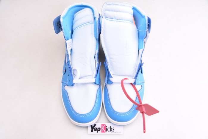 air jordan 1 x ow university blue aq0818-148