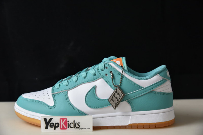 nike dunk low white turquoise dv2190-100