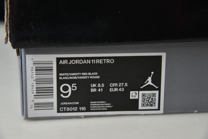 air jordan 11 “cherry” ct8012-116