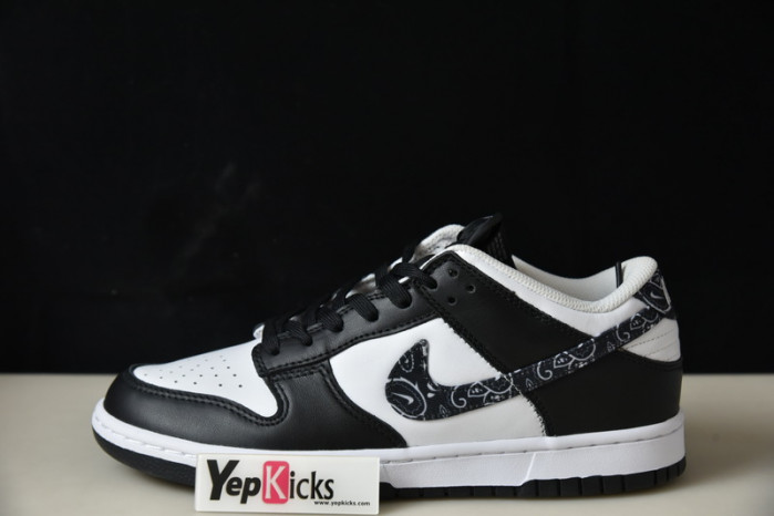 nike dunk low black paisley dh4401-100