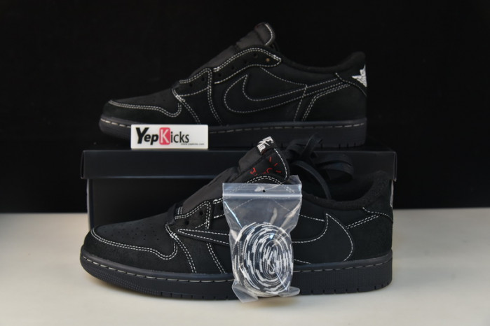 travis scott x air jordan 1 low “black phantom” dm7866-100
