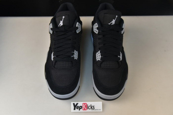air jordan 4 retro black canvas dh7138-006