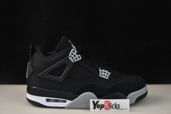air jordan 4 retro black canvas dh7138-006