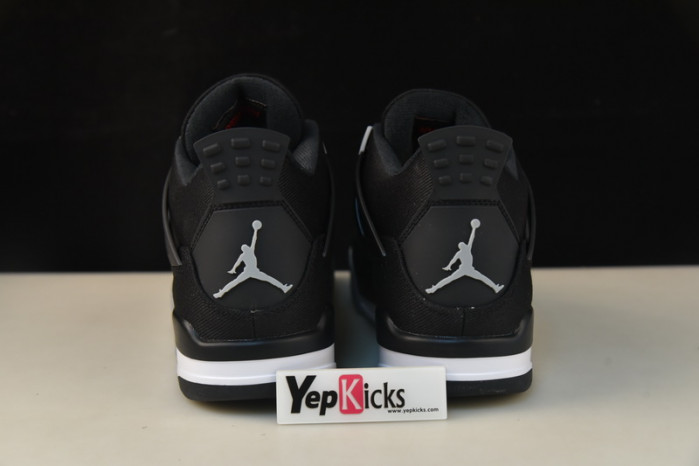 air jordan 4 retro black canvas dh7138-006