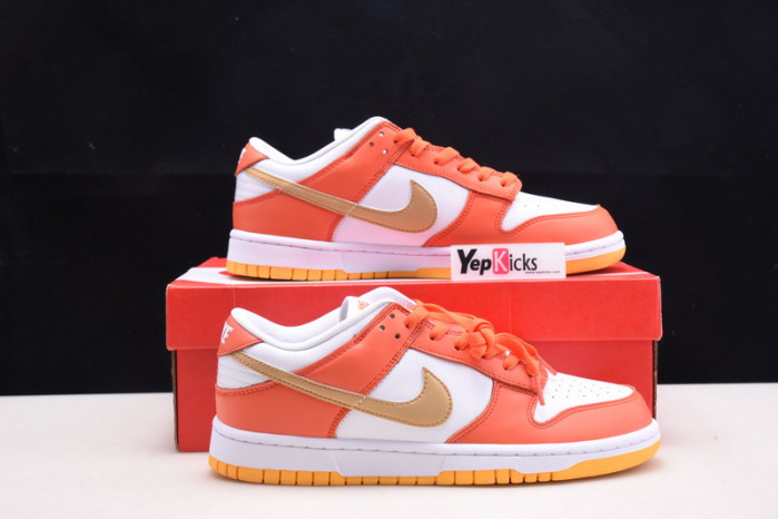 nike dunk low golden orange dq4690-800
