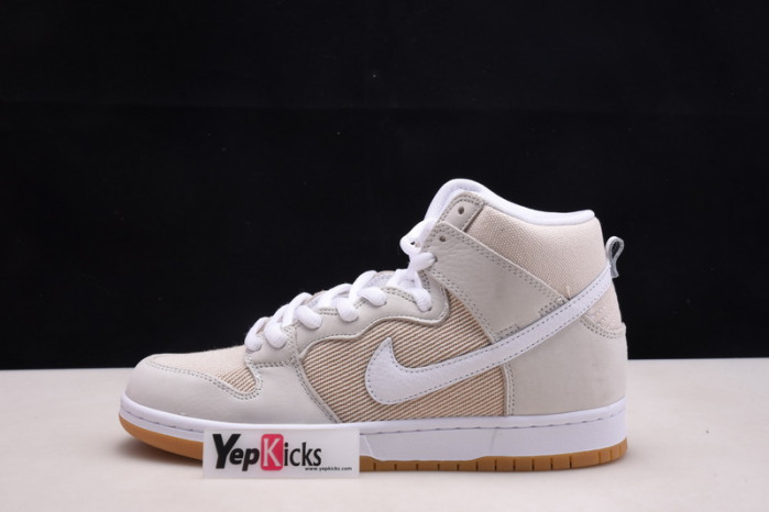 nike sb dunk high pro iso orange label unbleached natural da9626-100