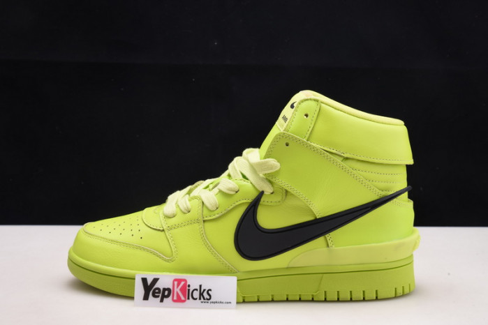 nike dunk high "ambush flash lime" cu7544-300