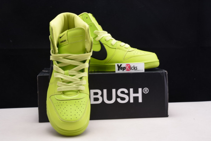 nike dunk high "ambush flash lime" cu7544-300