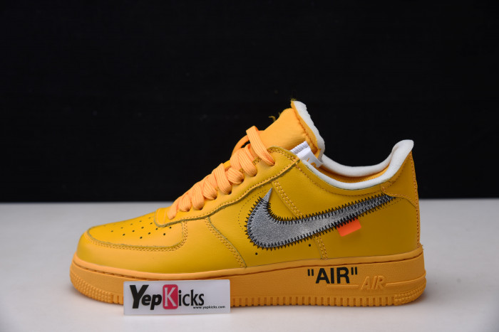 ow x nike air force 1 “university gold” dd1876-700