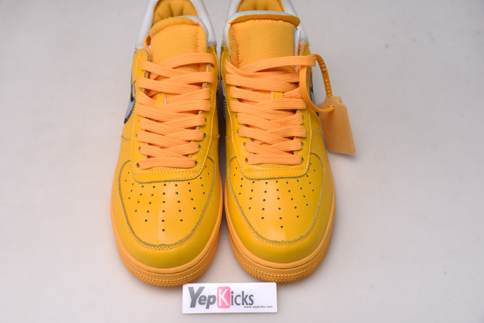 ow x nike air force 1 “university gold” dd1876-700