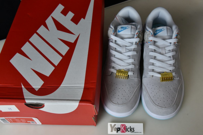 nike dunk low barber shop grey dh7614-500