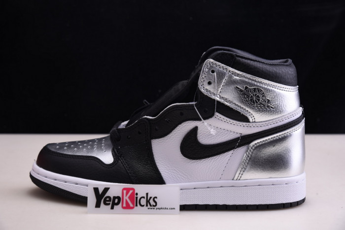 air jordan 1 retro high silver toe cd0461-001