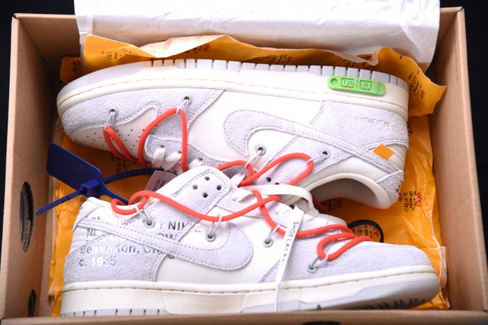 nike dunk low ow lot 13 dj0950-110