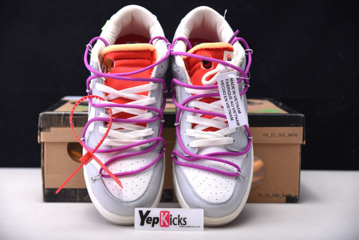 nike dunk low ow lot 45 dm1602-101