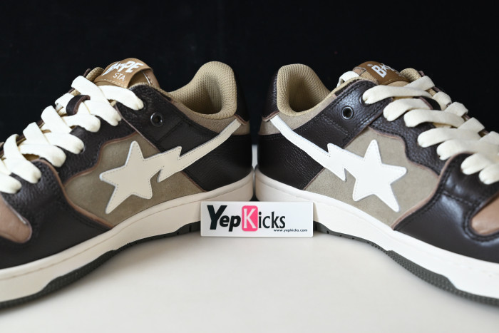 a bathing ape bape sta low brown b028