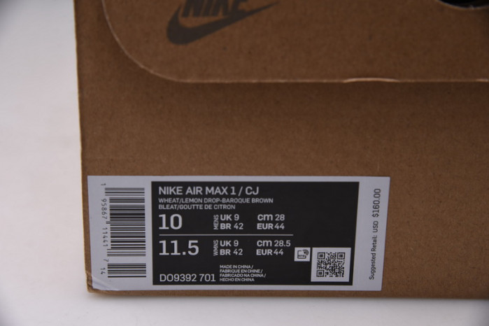 air max 1 x travis scott do9392-701