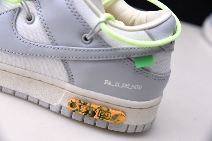 nike dunk low ow lot 43 dm1602-128