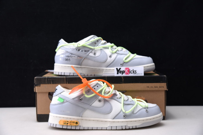 nike dunk low ow lot 43 dm1602-128