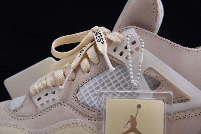 air jordan 4 rero x ow sail cv9388-100
