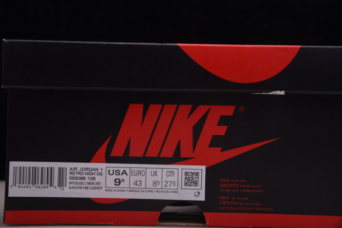 air jordan 1 aj 1 retro high og light smoke grey 555088-126