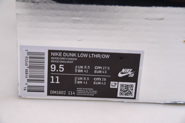 ow x nike dunk lot 4 dm1602-114