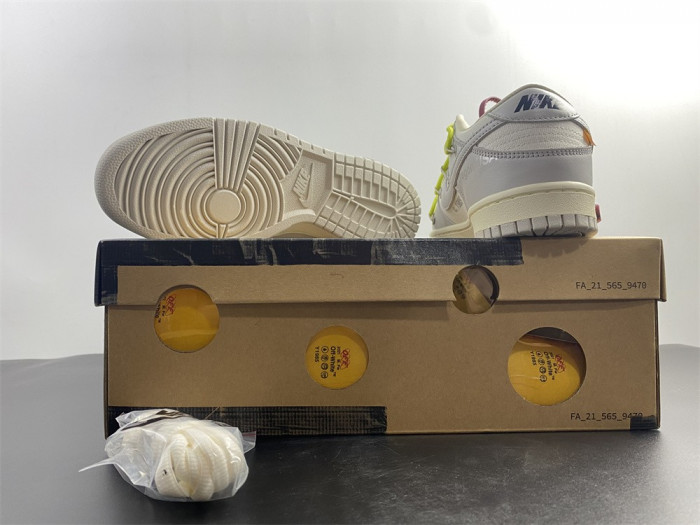 nike dunk low ow lot 8 dm1602-106