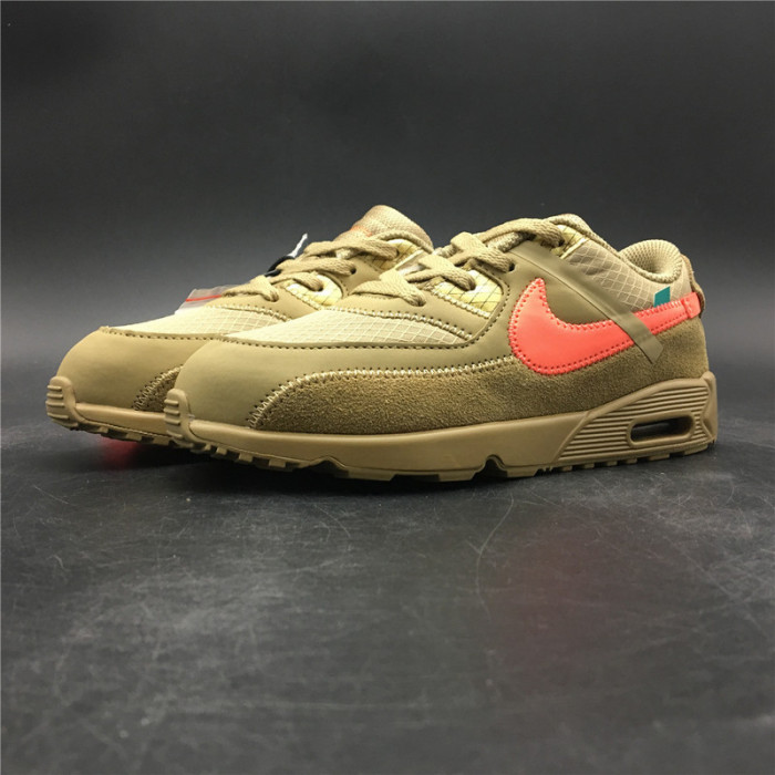 ow x nike air max 90 kids shoes bv0852-200