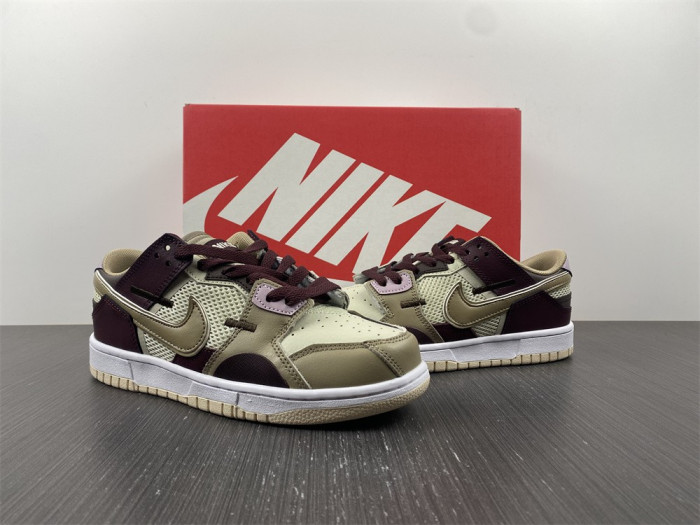 nike dunk low scrap latte dh7450-100