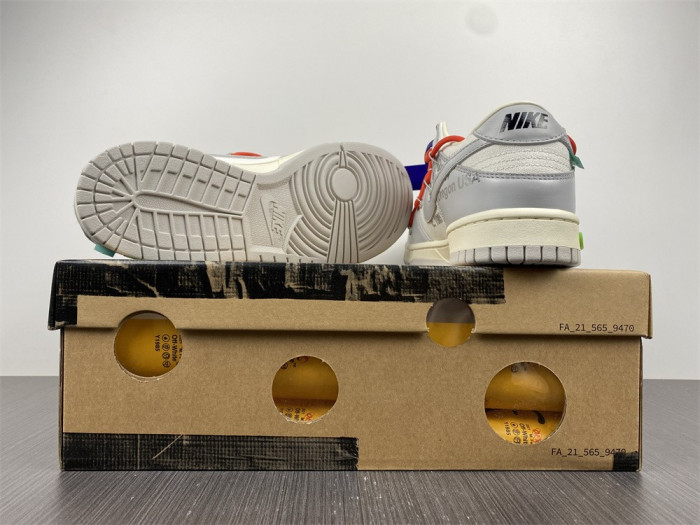 ow x nike dunk lot 23 dm1602-126