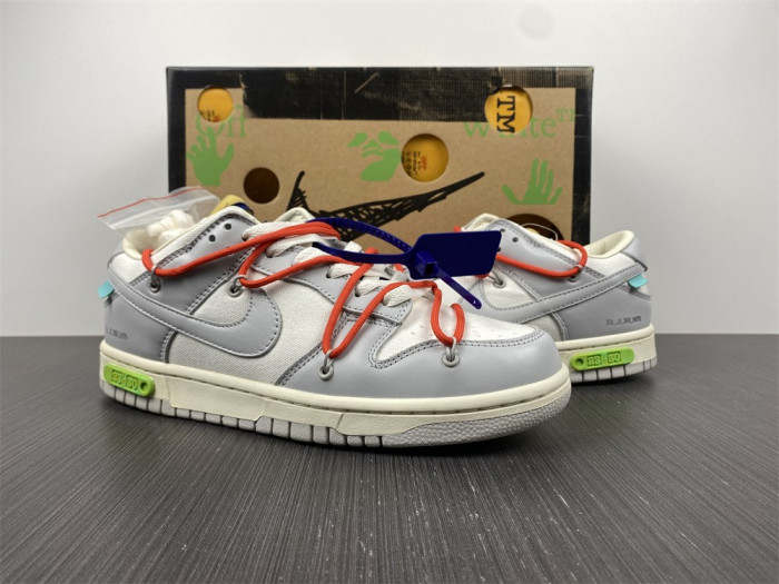 ow x nike dunk lot 23 dm1602-126