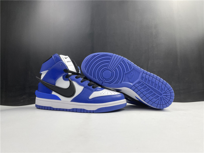 nike dunk high white and blue cu7544-400
