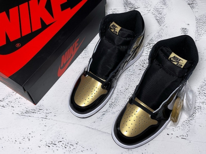 jordan 1 retro high nrg patent gold toe 861428-007