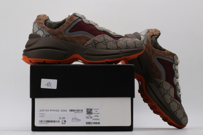 g*u*i ace embroidered low-top sneaker e231211