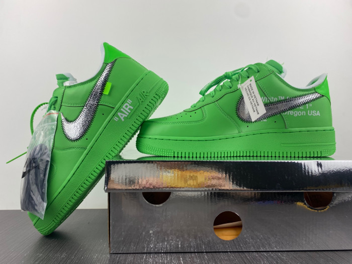 nike air force 1 ow light green spark dx1419-300