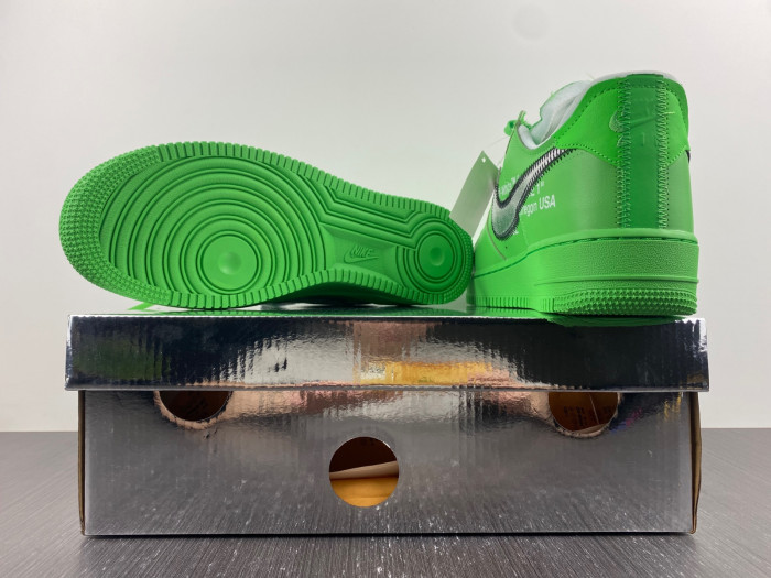 nike air force 1 ow light green spark dx1419-300