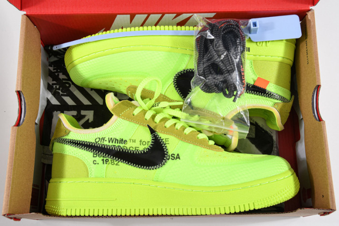 ow nike air force 1 low volt ao4606-700