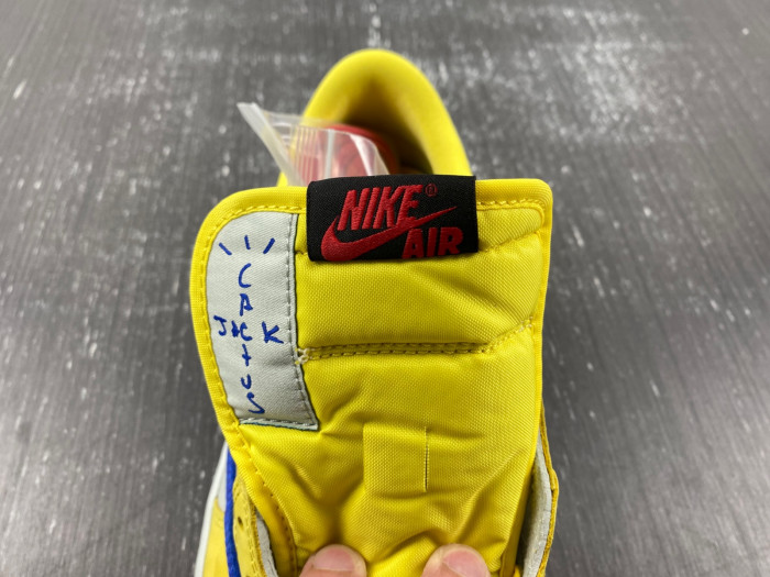 travis scott x air jordan 1 low og “canary” dz4137-700